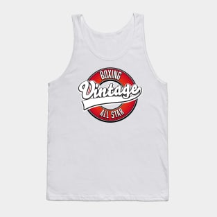 Boxing vintage all star logo Tank Top